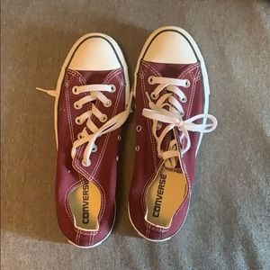 Maroon Converse Chuck Taylor Sneakers